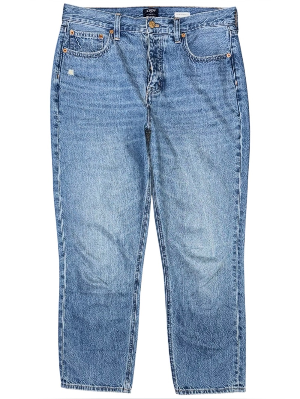 J.Crew Premium Edition High Rise Straight Leg Jeans Women’s 29 Button Fly BT081